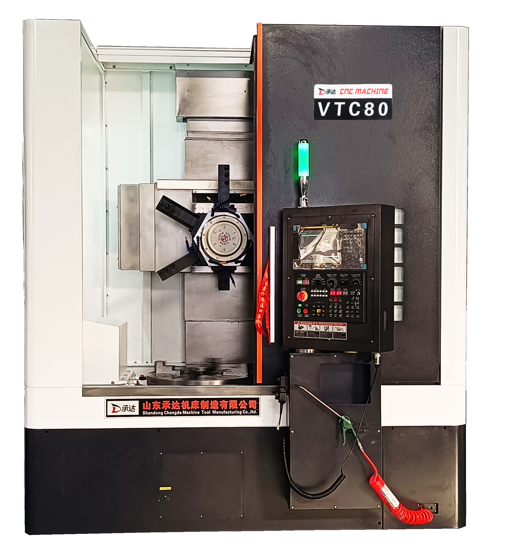 VTC80数控立车 吃刀量大 重切削 全防护设计 占地面积小 支持定制